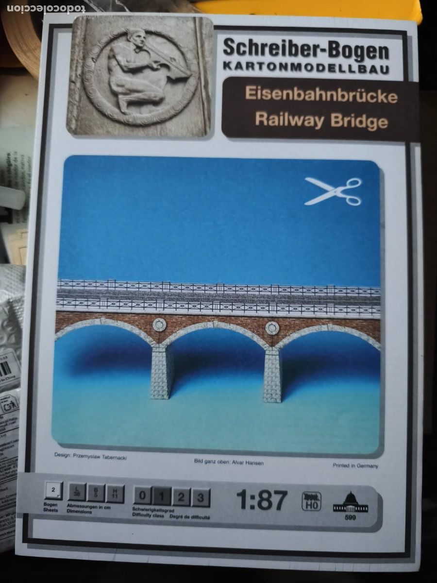 Coleccionismo Recortables: Puente. Maqueta. Schreiber Bogen