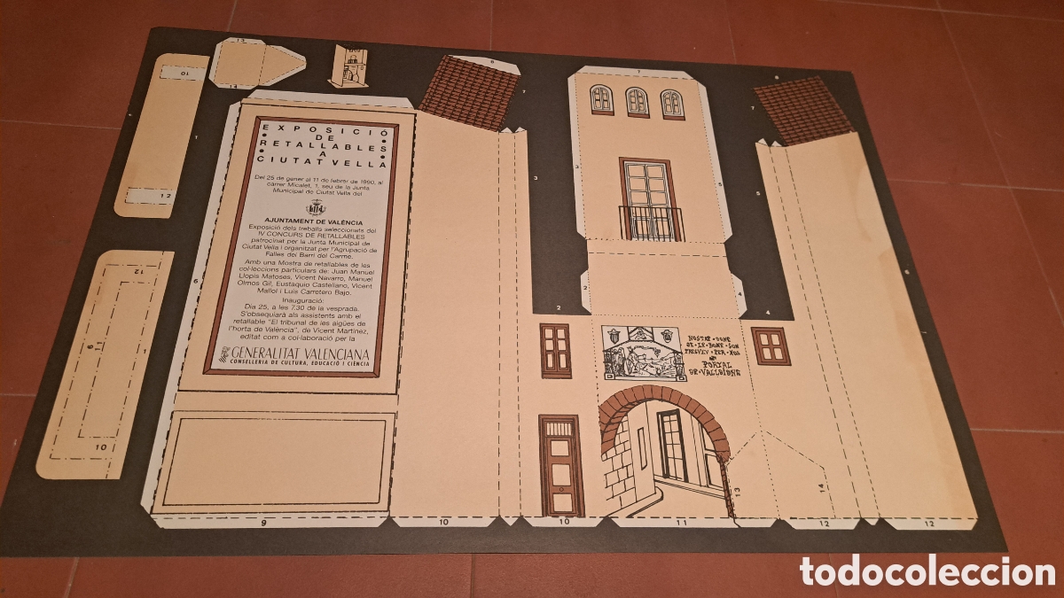 Coleccionismo Recortables: Retallable Portal de Valldigna