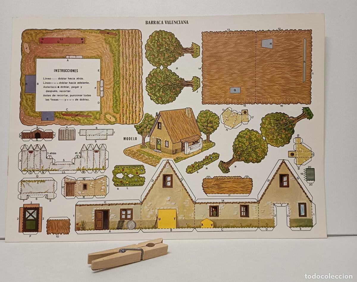 Coleccionismo Recortables: BARRACA VALENCIANA. Construcciones Edivas. RECORTABLES