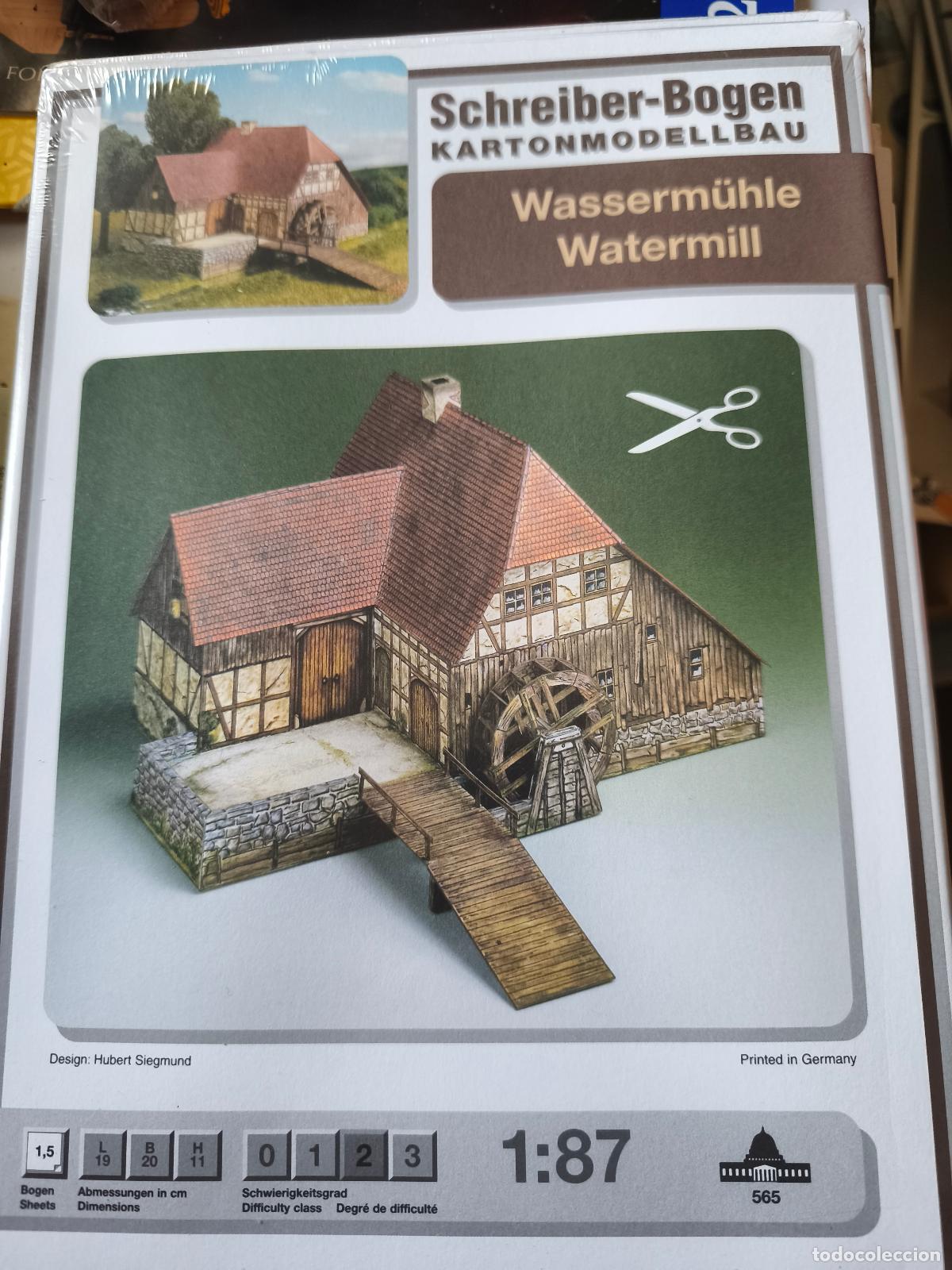 Coleccionismo Recortables: Watermill. Recortable. Schreiber Bogen