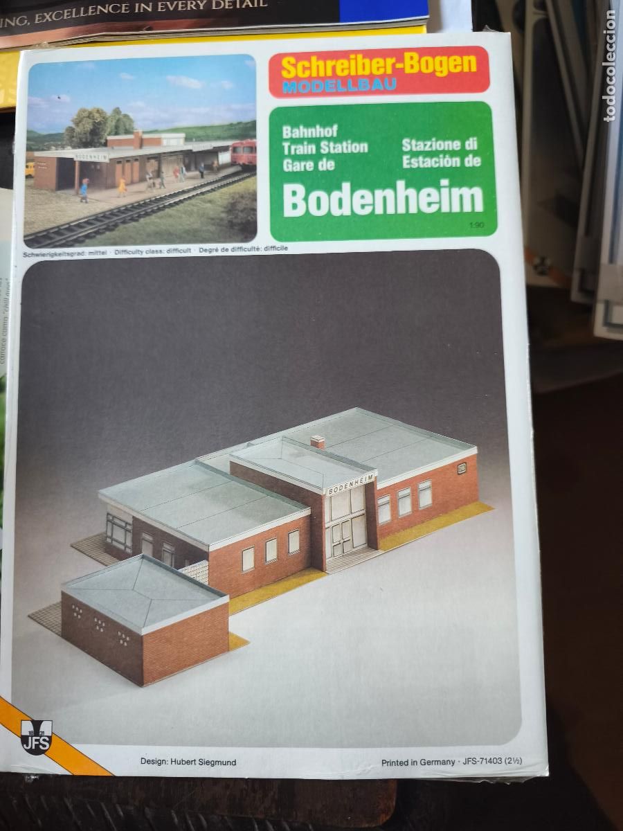 Coleccionismo Recortables: Estacion. Recortable. Schreiber Bogen