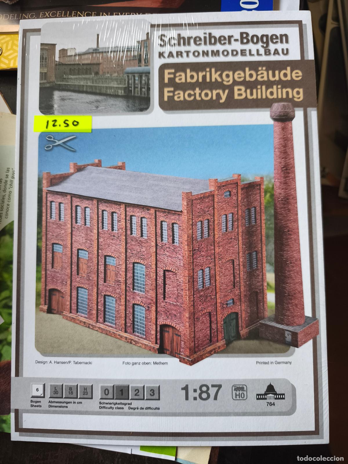Coleccionismo Recortables: factory Building. Recortable. Schreiber Bogen