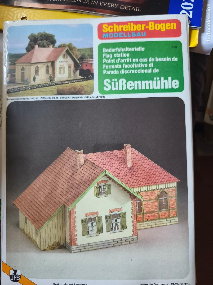 Coleccionismo Recortables: Flag station. Recortable. Schreiber Bogen.
