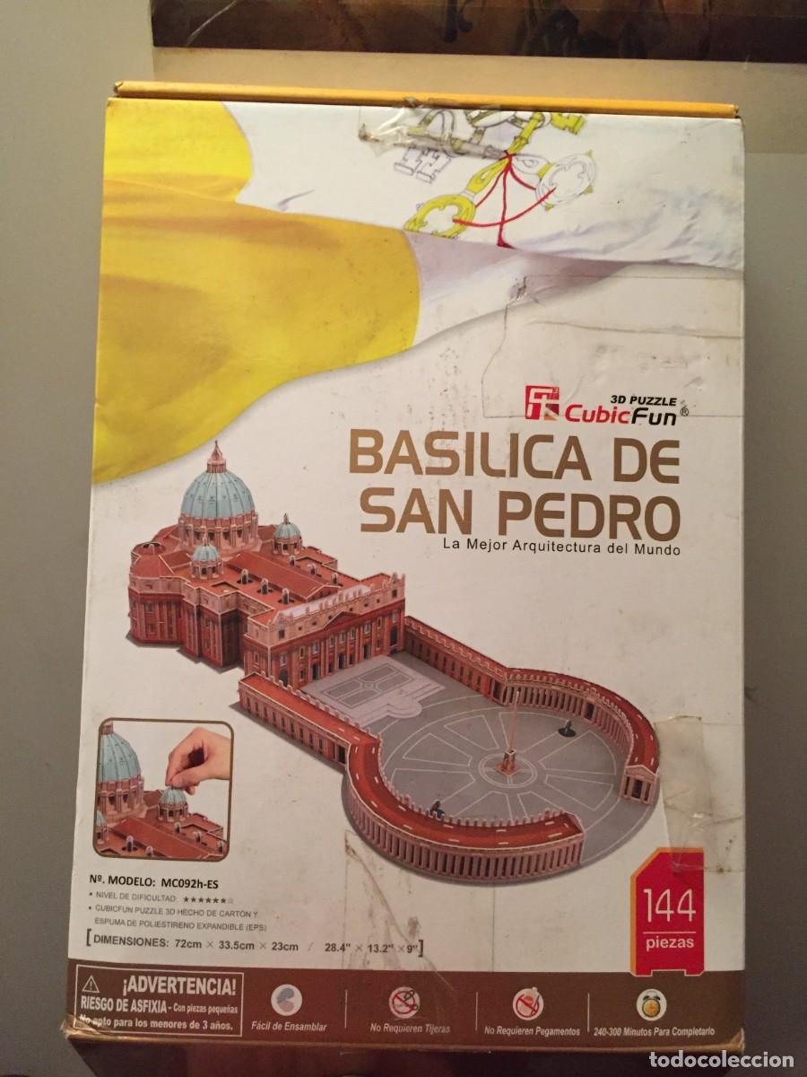 Coleccionismo Recortables: Maqueta Bas&iacute;lica de San Pedro. Sin destroquelar, excepto alguna pieza que se ha soltado