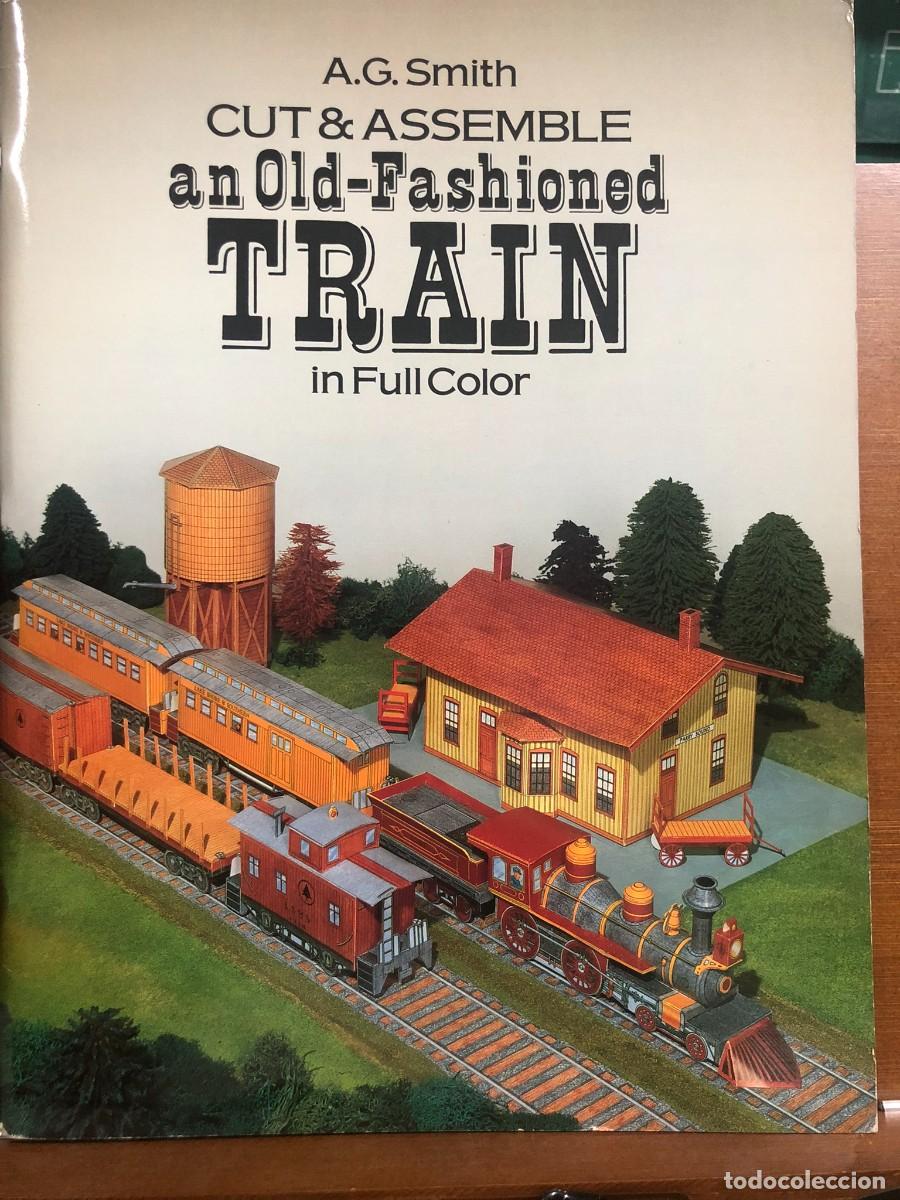 Coleccionismo Recortables: maqueta recortable Old Fashioned Train