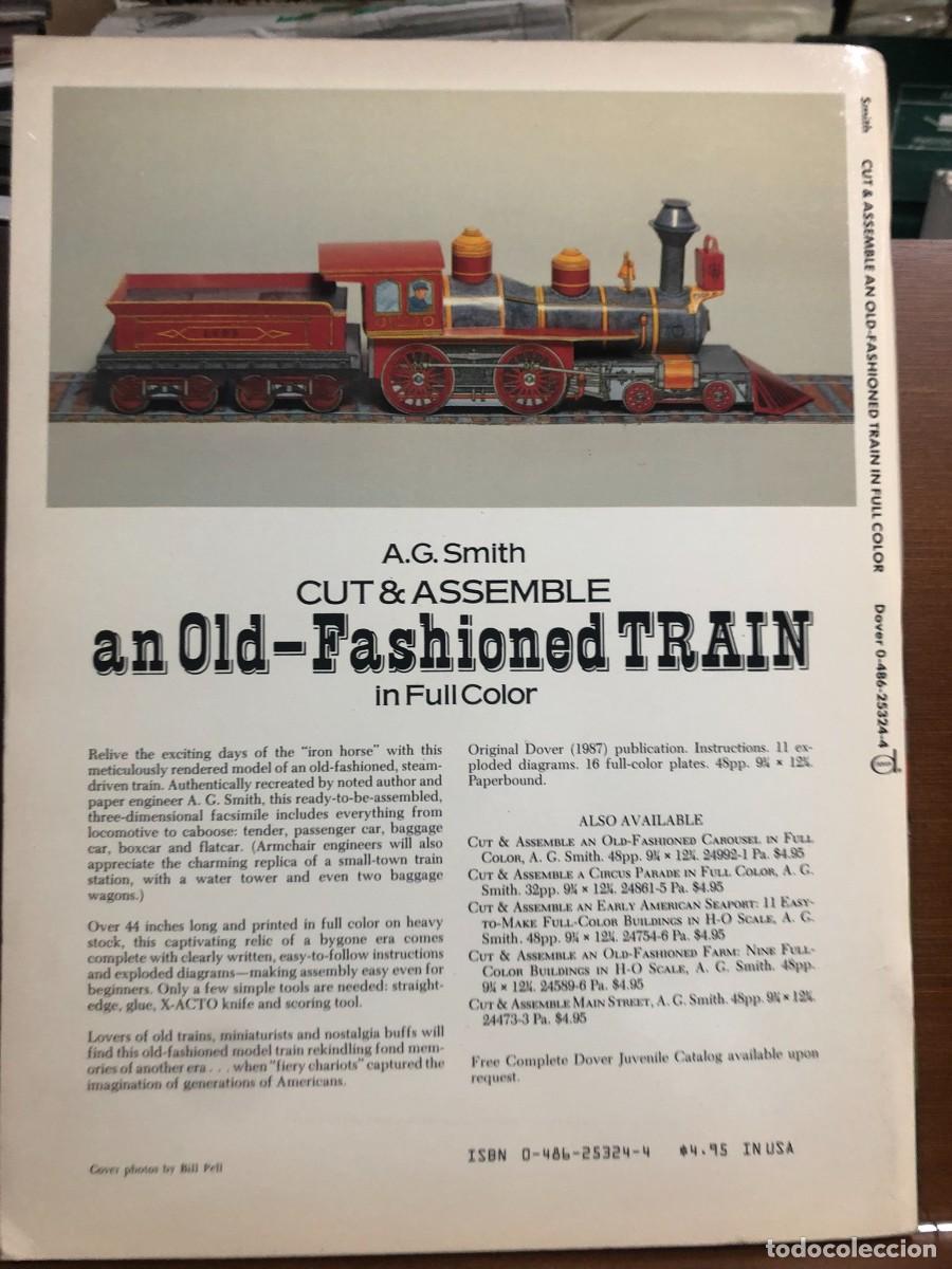 Coleccionismo recortables: maqueta recortable Old Fashioned Train - Foto 2