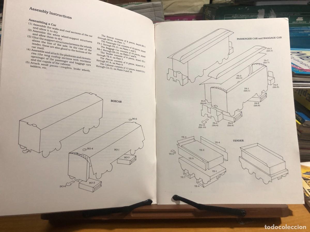 Coleccionismo recortables: maqueta recortable Old Fashioned Train - Foto 3