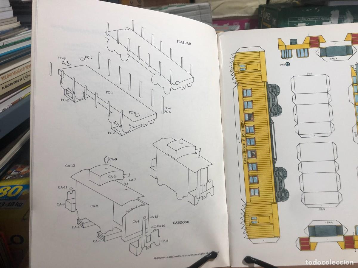 Coleccionismo recortables: maqueta recortable Old Fashioned Train - Foto 4