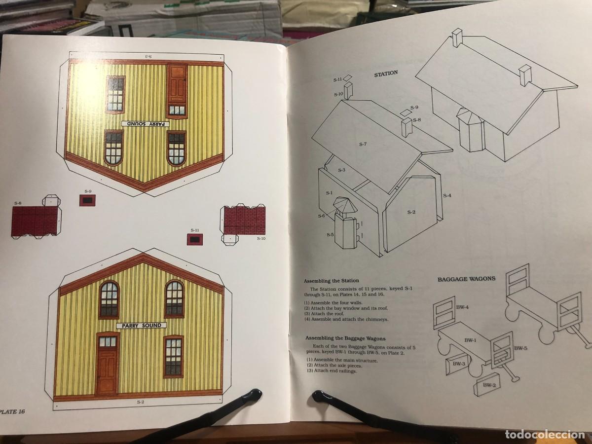 Coleccionismo recortables: maqueta recortable Old Fashioned Train - Foto 5