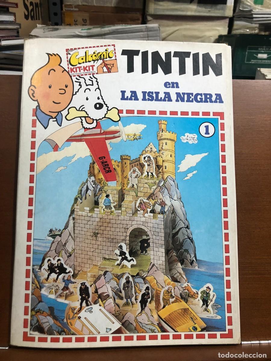 Coleccionismo Recortables: Diorama TINTIN en LA ISLA NEGRA