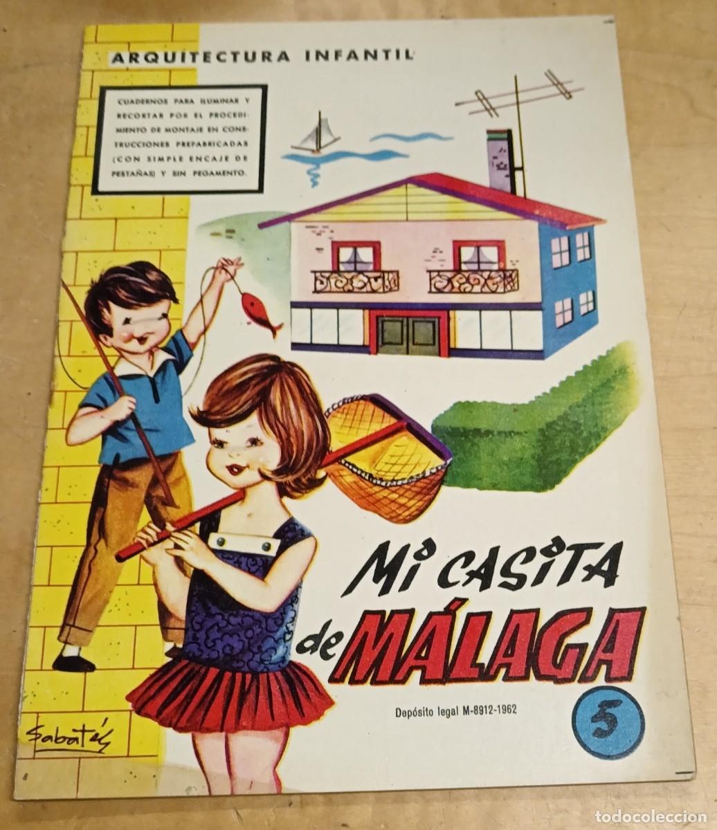 Coleccionismo recortables: ARQUITECTURA INFANTIL N&ordm; 5 MI CASITA DE M&Aacute;LAGA EDICIONES LA TIJERA A&Ntilde;O 1962 24X17 CM.