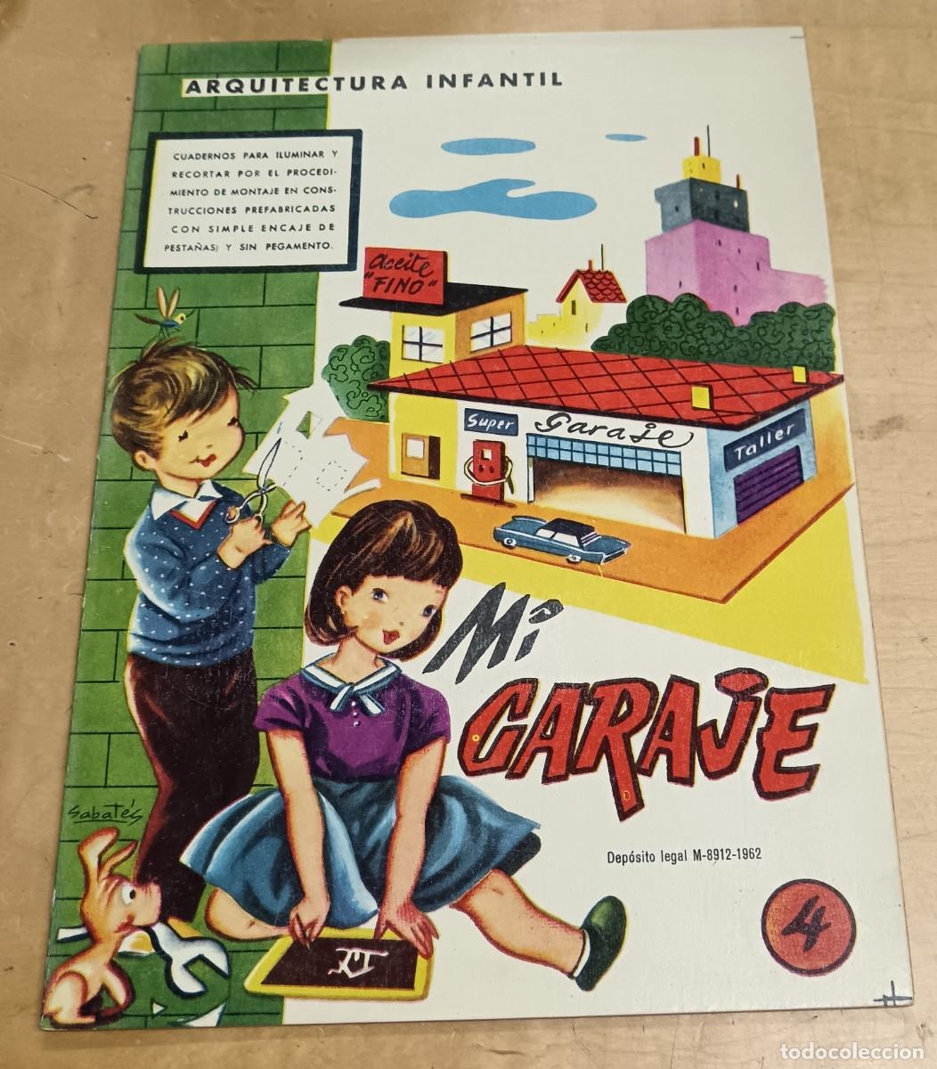 Coleccionismo recortables: ARQUITECTURA INFANTIL N&ordm; 4 MI GARAJE EDICIONES LA TIJERA A&Ntilde;O 1962 24X17 CM.