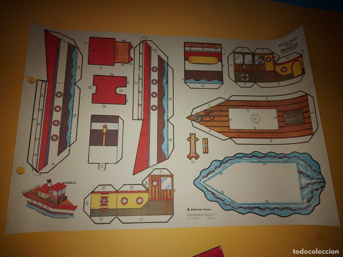 Coleccionismo recortables: RECORTABLE BARCO , EDITORIAL ROMA