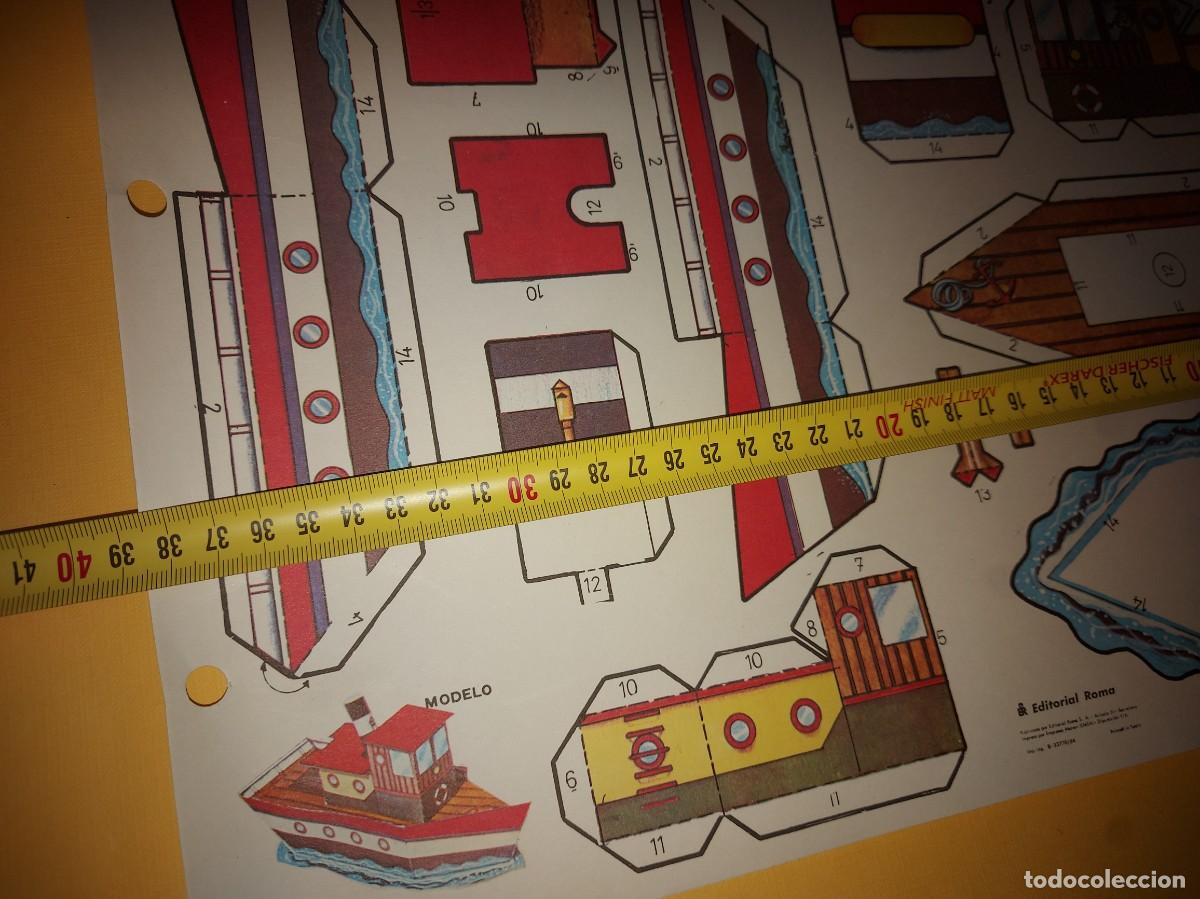 Coleccionismo recortables: RECORTABLE BARCO , EDITORIAL ROMA - Foto 2