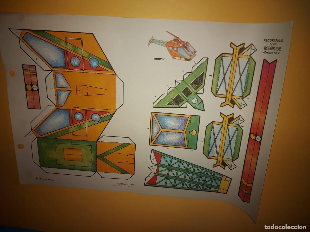 Coleccionismo recortables: RECORTABLE HELICOPTERO, EDITORIAL TORAY