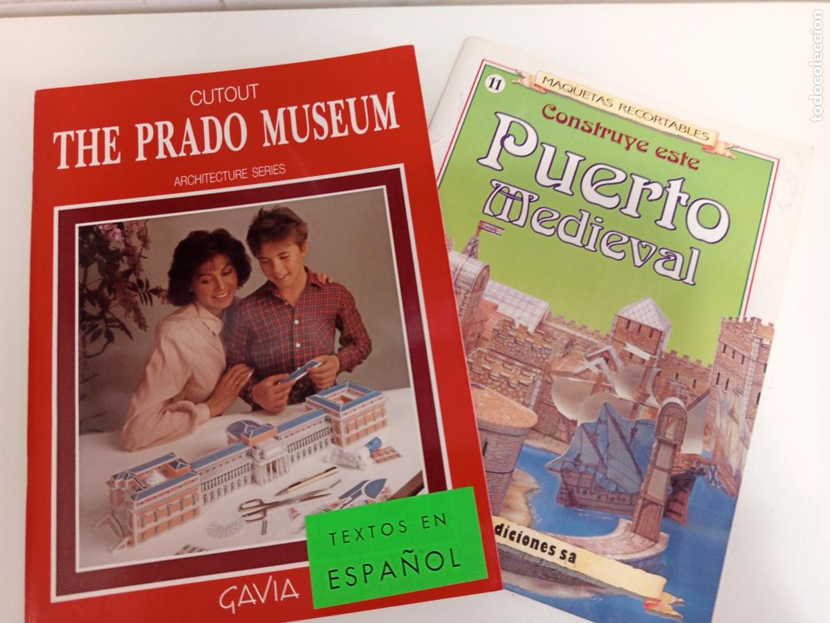Coleccionismo recortables: EL MUSEO DEL PRADO LIBRO RECORTABLE GAVIA SERIE ARQUITECTURA - REGALO PUERTO MEDIEVAL