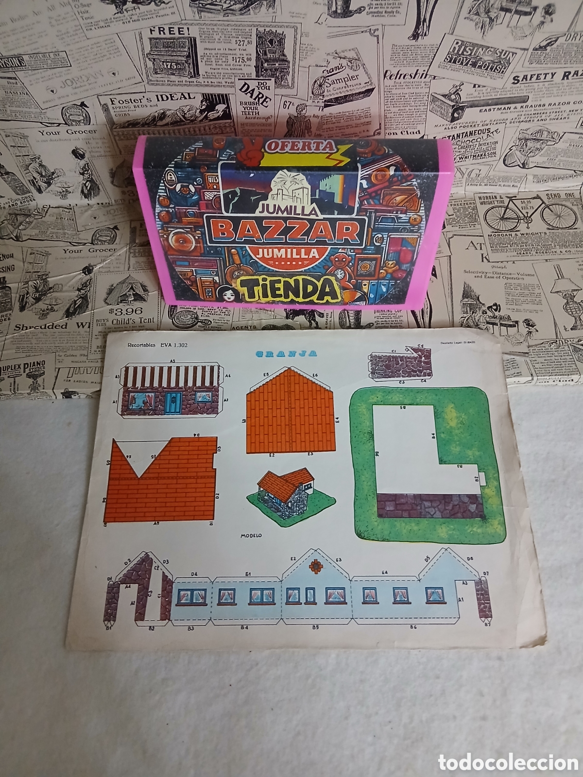 Coleccionismo recortables: Recortables eva granja a&ntilde;o 1.965.