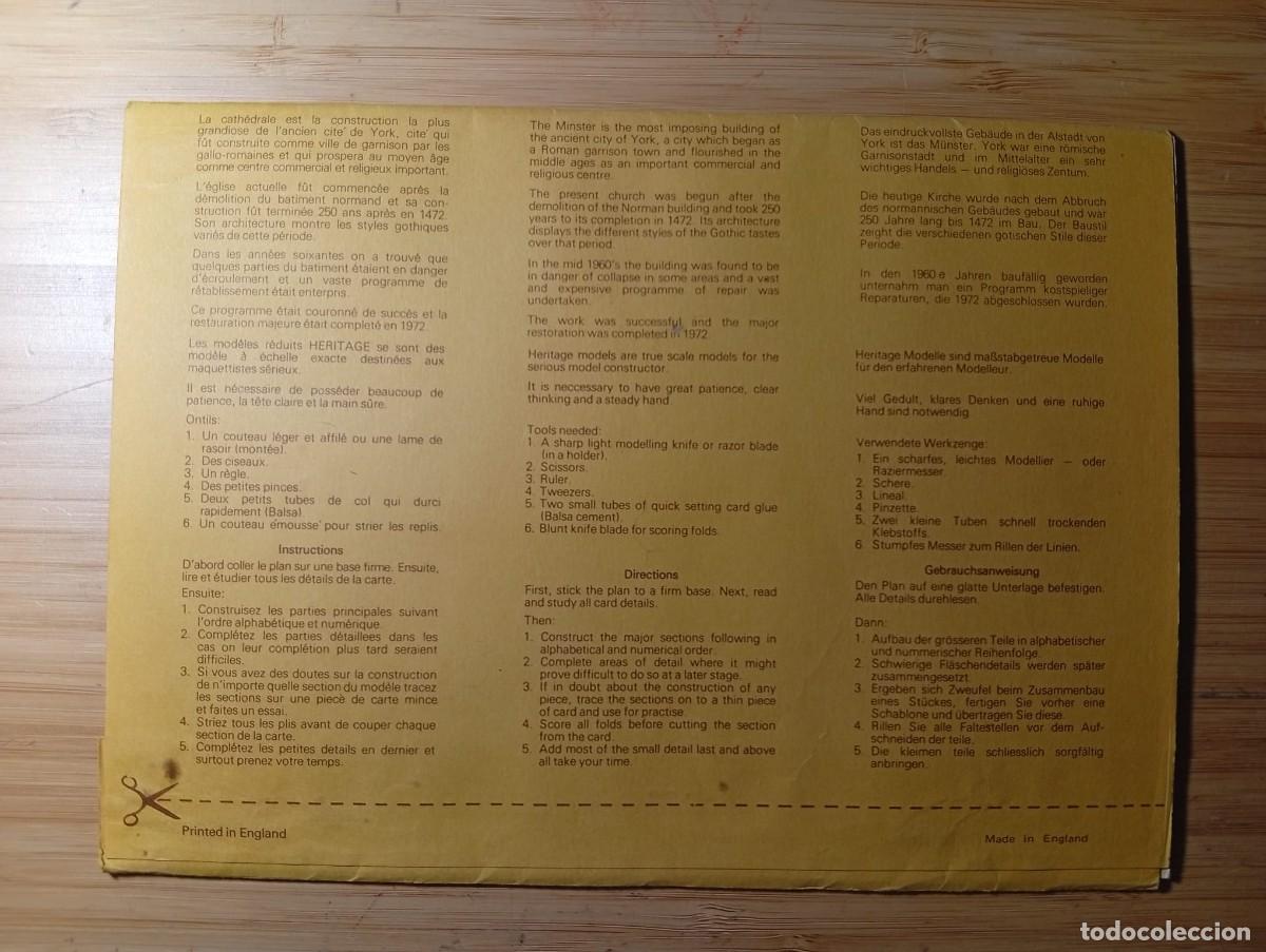 Coleccionismo recortables: Colecci&oacute;n Papel Maquetas Heritage Models - Foto 16