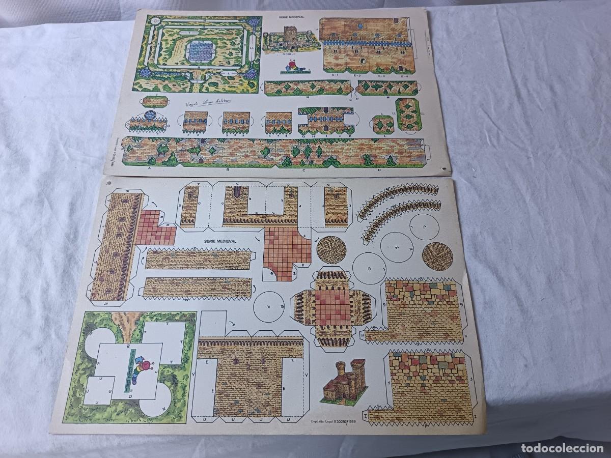 Coleccionismo recortables: Conjunto de Antiguos Recortables, serie Medieval, Ed. Con-Bel