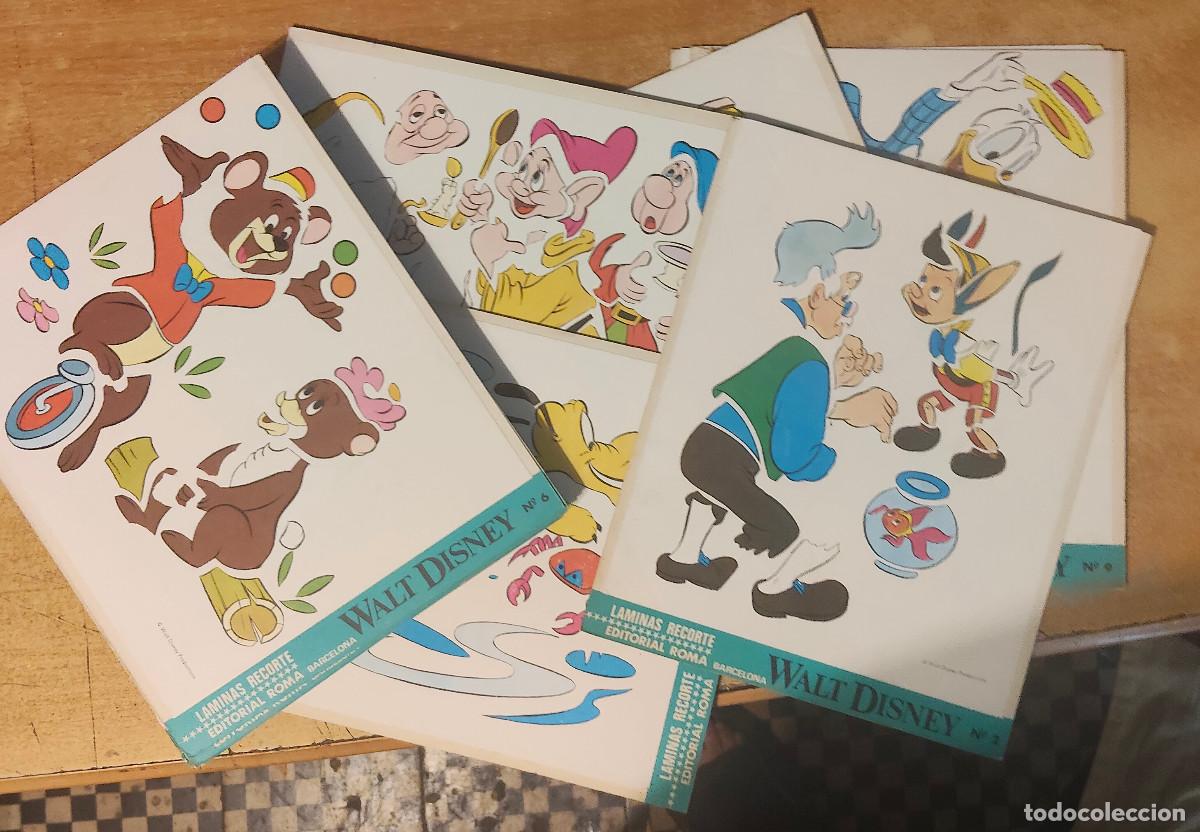 Coleccionismo recortables: 31 laminas CON EL DIBUJO walt disney - L&Aacute;MINA PARA RECORTAR Y PEGAR EN &Eacute;L a&ntilde;o 1969