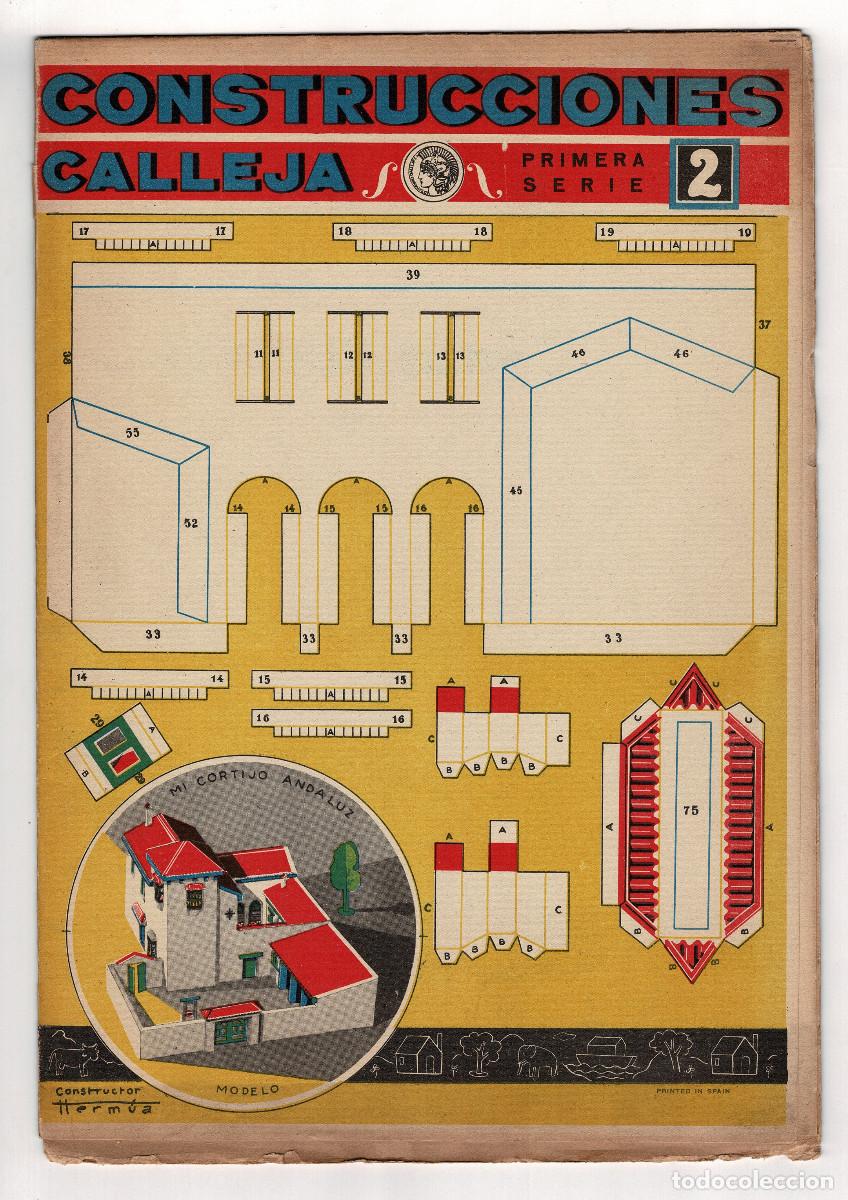 Coleccionismo recortables: RECORTABLE. MI CORTIJO ANDALUZ. CONSTRUCCIONES CALLEJA. PRIMERA SERIE N&ordm; 2.