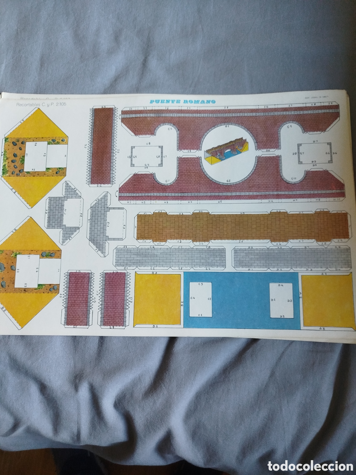 Coleccionismo recortables: Recortables CyP.puente romano - Foto 1