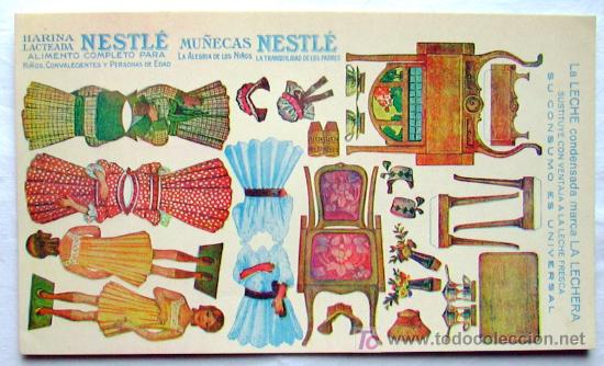 Coleccionismo recortables: Recortables - Mu&ntilde;ecas NESTLE - Foto 1