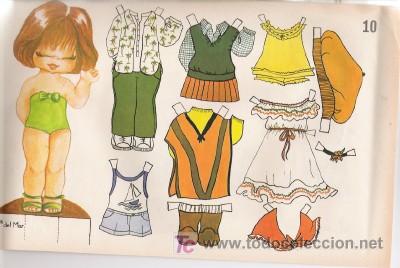 Coleccionismo recortables: MU&Ntilde;ECA RECORTABLE - Foto 1