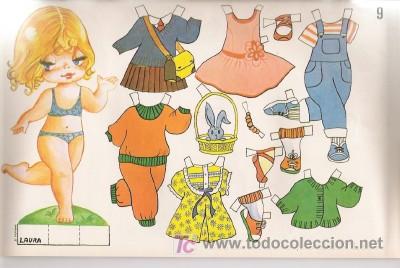 Coleccionismo recortables: MU&Ntilde;ECA RECORTABLE - Foto 1