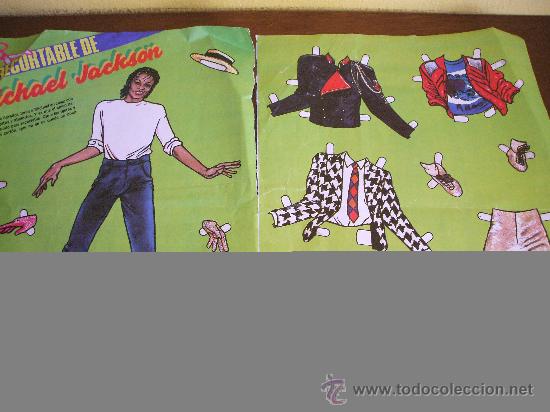 Coleccionismo recortables: Recortable Michael Jakson - Foto 2