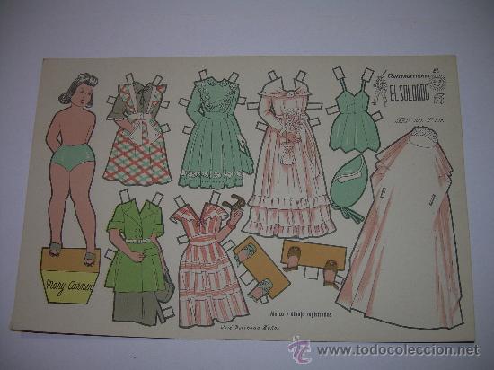 Coleccionismo recortables: ANTIGUO RECORTABLE - Foto 1
