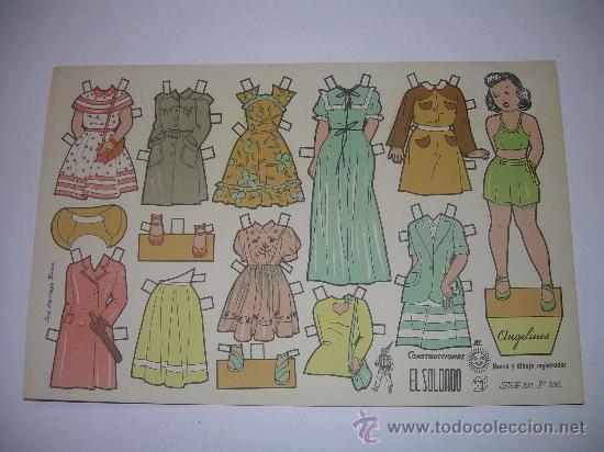 Coleccionismo recortables: ANTIGUO RECORTABLE - Foto 1