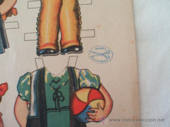 Coleccionismo recortables: RECORTABLE mu&ntilde;eca celia LA TIJERA - Foto 3