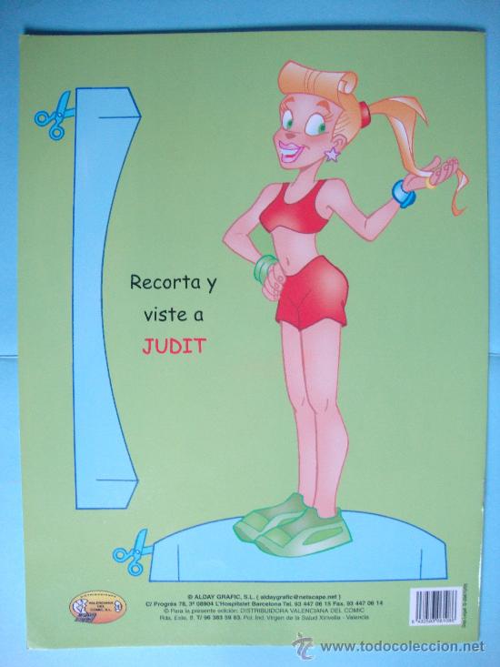 Coleccionismo recortables: CUADERNO RECORTABLE: LOS VESTIDITOS DE JUDIT. - Foto 2