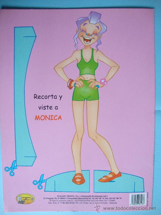 Coleccionismo recortables: CUADERNO RECORTABLE: LOS VESTIDITOS DE MONICA. - Foto 2