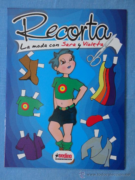 Coleccionismo recortables: RECORTA LA MODA CON SARA Y VIOLETA.ANDINO EDICIONES. - Foto 1
