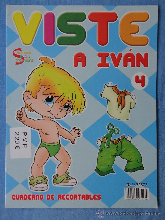 Coleccionismo recortables: CUADERNO RECORTABLE: VISTE A IV&Aacute;N. - Foto 1