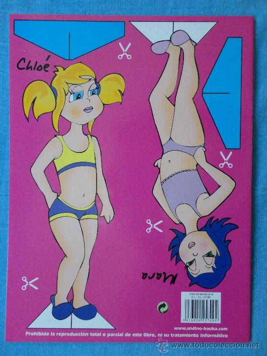 Coleccionismo recortables: RECORTA LA MODA CON CHLO&Eacute; Y MARA.ANDINO EDICIONES. - Foto 2