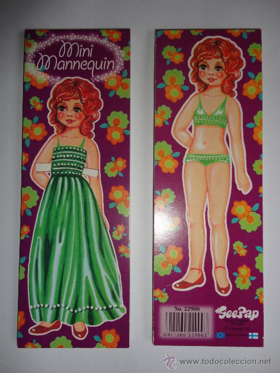 Coleccionismo recortables: RECORTABLE MINI MANNEQUIN. - Foto 1