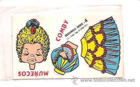 Coleccionismo recortables: MU&Ntilde;ECOS COMBY &ndash; SEGUNDA SERIE N&ordm; 4 - Foto 1