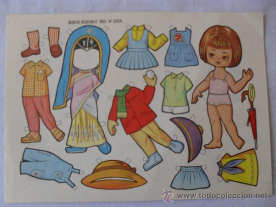 Coleccionismo recortables: MU&Ntilde;ECAS RECORTABLES BOGA N&ordm; 355 - Foto 1