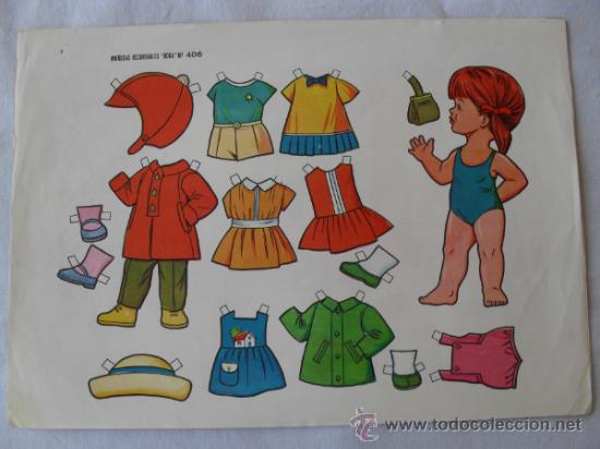 Coleccionismo recortables: MU&Ntilde;ECAS RECORTABLES BOGA N&ordm; 406 - Foto 1