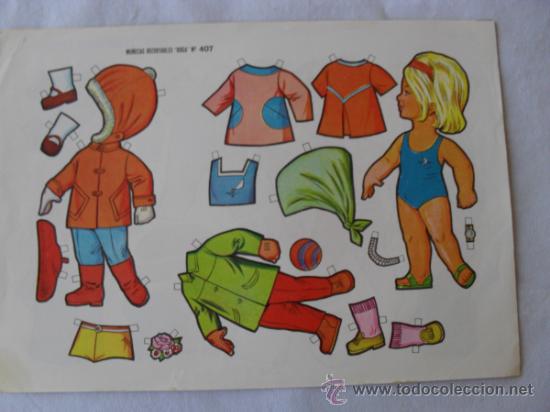 Coleccionismo recortables: MU&Ntilde;ECAS RECORTABLES BOGA N&ordm; 407 - Foto 1