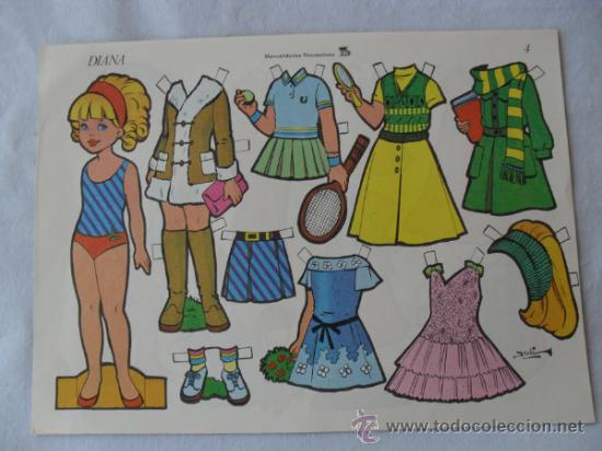 Coleccionismo recortables: RECORTABLE IMA DIANA N&ordm;4 - Foto 1