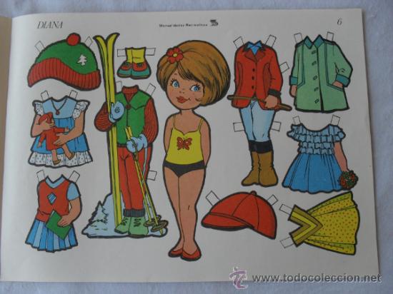Coleccionismo recortables: RECORTABLE IMA DIANA N&ordm;6 - Foto 1