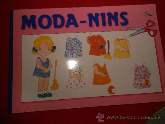 Coleccionismo recortables: LIBRO DE RECORTABLE MODA NINS DE CON- BEL 1994. 8 MU&Ntilde;ECAS. - Foto 1