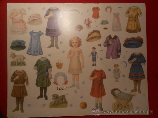Coleccionismo recortables: RECORTABLE DE MU&Ntilde;ECA HELENE - Foto 1