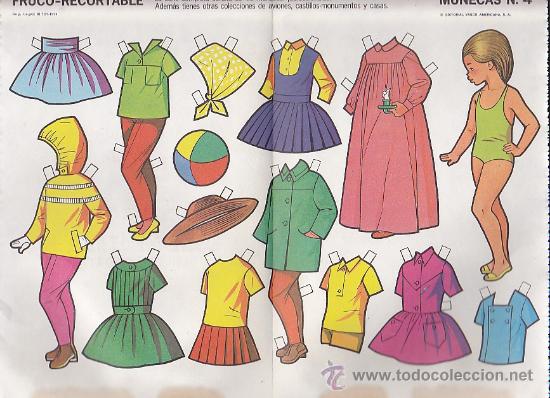 Coleccionismo recortables: RECORTABLE MU&Ntilde;ECAS FRUCO RECORTABLE MU&Ntilde;ECAS N&ordm; 4 - Foto 1