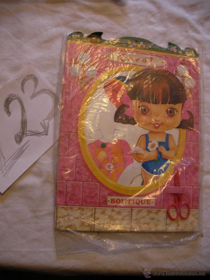 Coleccionismo recortables: ANTIGUO RECORTABLE MU&Ntilde;ECA CAROL - Foto 1