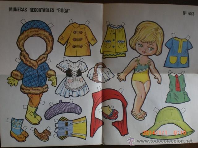 Coleccionismo recortables: MU&Ntilde;ECAS RECORTABLES BOGA N&ordm; 453 - Foto 1